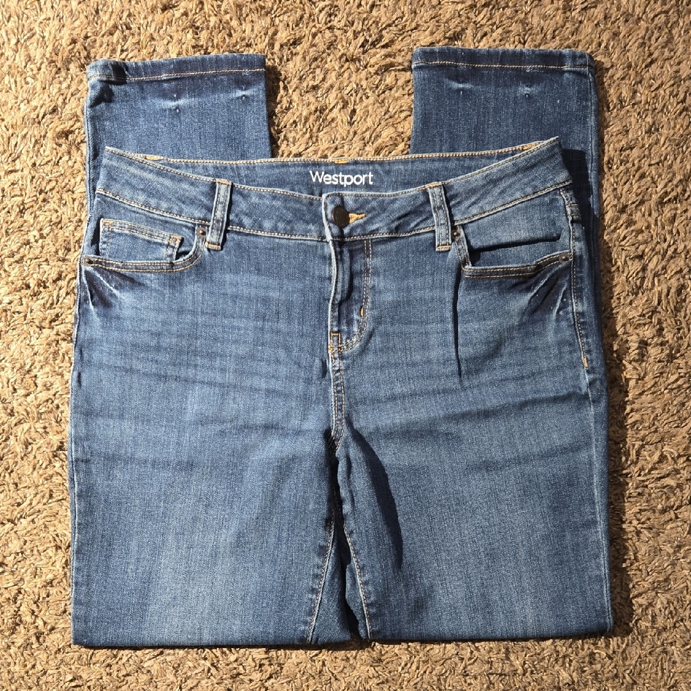 Westport Women's Classic Denim Straight Leg Jeans